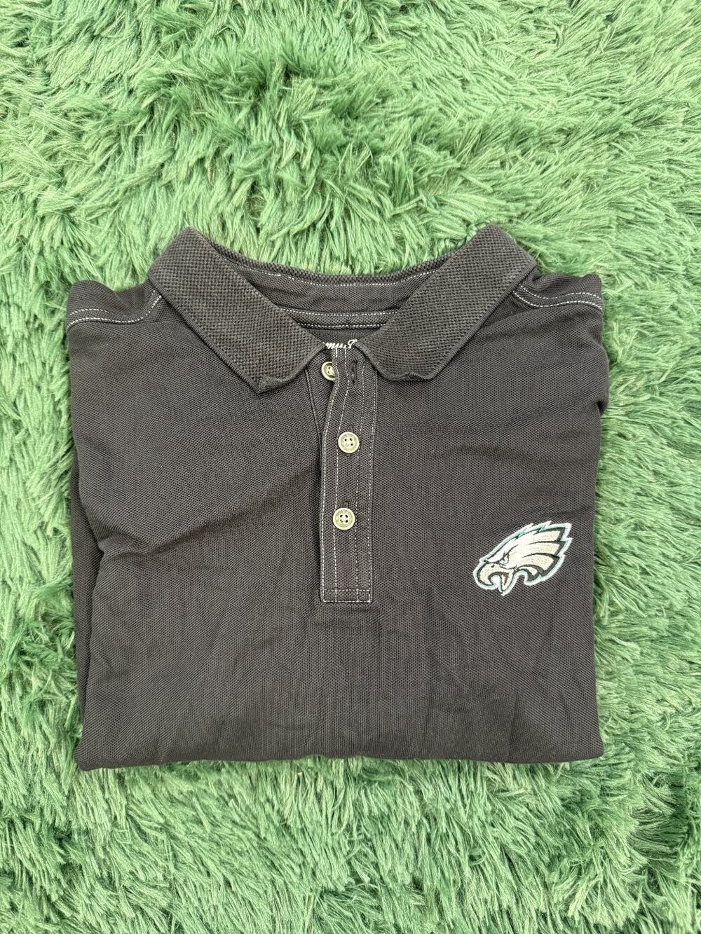 Tommy Bahama IslandZone Supima Cotton Philadelphia Eagles Polo Shirt Men's XL